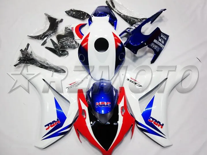 Инжекционного метода литья) ABS Полный Обтекатель Наборы Подходит для Honda CBR1000RR 08-11 2008 2009 2010 2011 CBR1000 обтекатели, высокая отключающая способность Топ