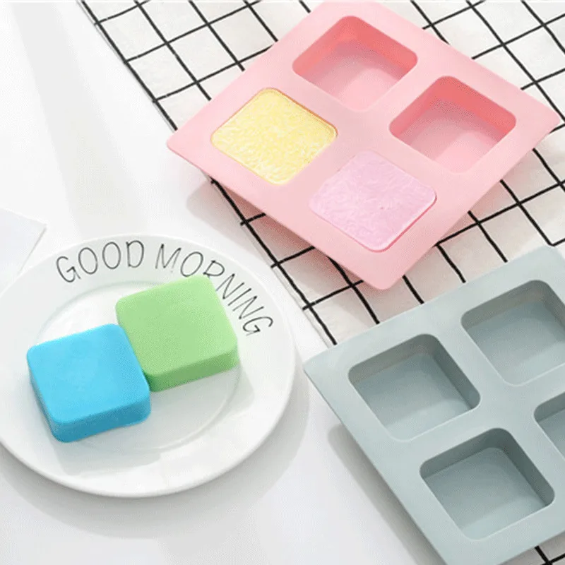

DIY Silicone Mold Cube Shape Soap Making Chocolate Mold Cake Decorating Tools Fondant Molds Confectionery Sugarcraft Pastry