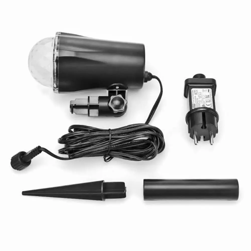 

HiMISS Outdoor Waterproof LED Water Wave Lights 7 Color Courtyard Christmas Flame Marine Landscape Projection Lamp