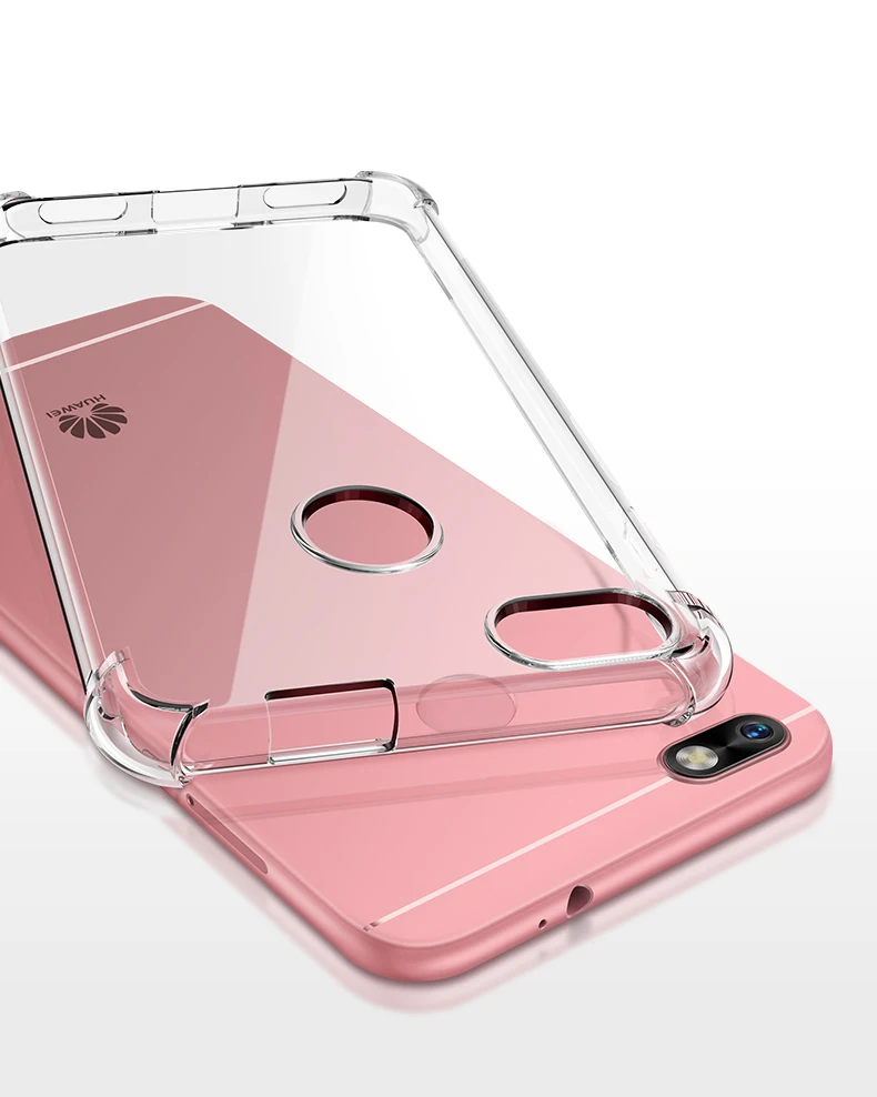 For Huawei P10 Lite Clear Case+Tempered Glass Transparent Soft Gel Skin Silicon Phone Cover