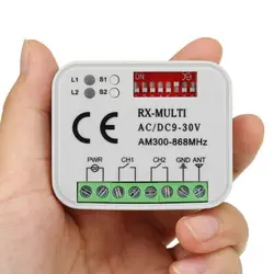 TELCOMA EDGE2 EDGE4 Télécommande 433.92mhz Porte Agrage Porte TELCOMA EDGE 2 4 300 868Mhz Récepteur 