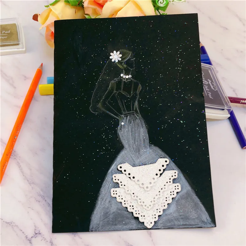 

Naifumodo Dies Cutting Frame Corner Metal Cutting for DIY Scrapbooking Craft Card Embossing Die Cut New Template Stencil