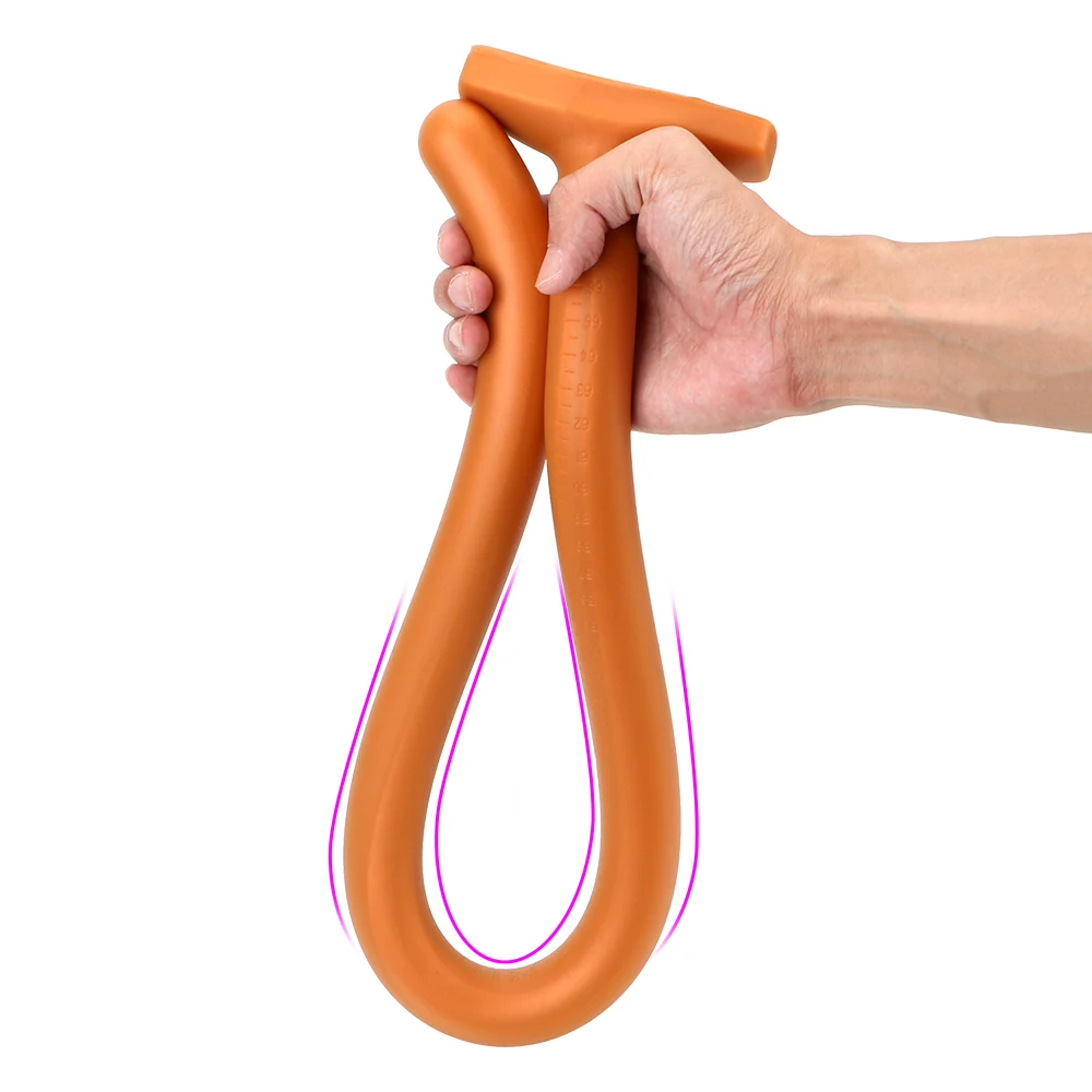 Large Butt Plug Dildo Super Long Anal Plug Liquid Silicone Super Soft 40/50/60/70CM Prostata Massage Mastu_voghion.com