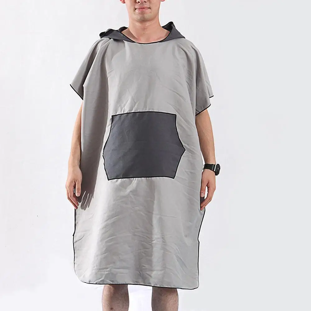 

HobbyLane Adults Quick Drying Beach Cloak Changing Robe Swim Bath Towel Outdoor Sports Poncho Bathrobe Soft Beach Swimming Towel
