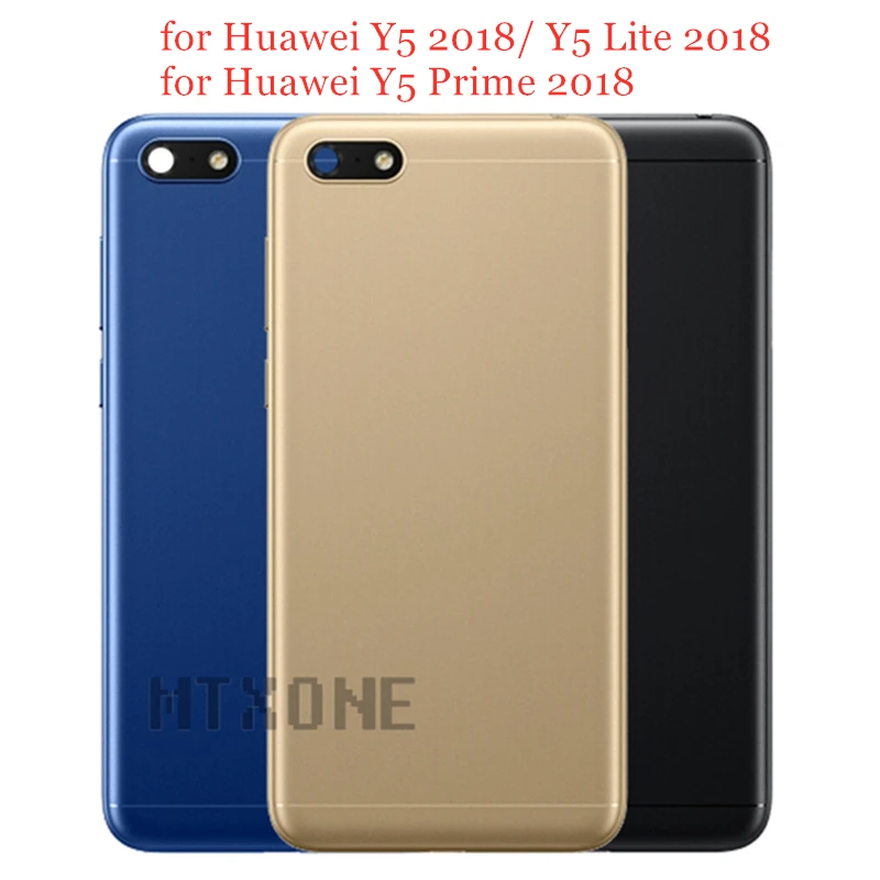 

5.45" for Huawei Y5 2018/ Y5 Lite 2018/ Y5 Prime 2018 Battery Back Cover Rear Cover Housing Door Side Key Camera lens Spare Part