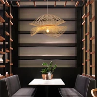 Modern Bamboo Pendant Lights Asian Style Handmade Hanglamp Lighting 3