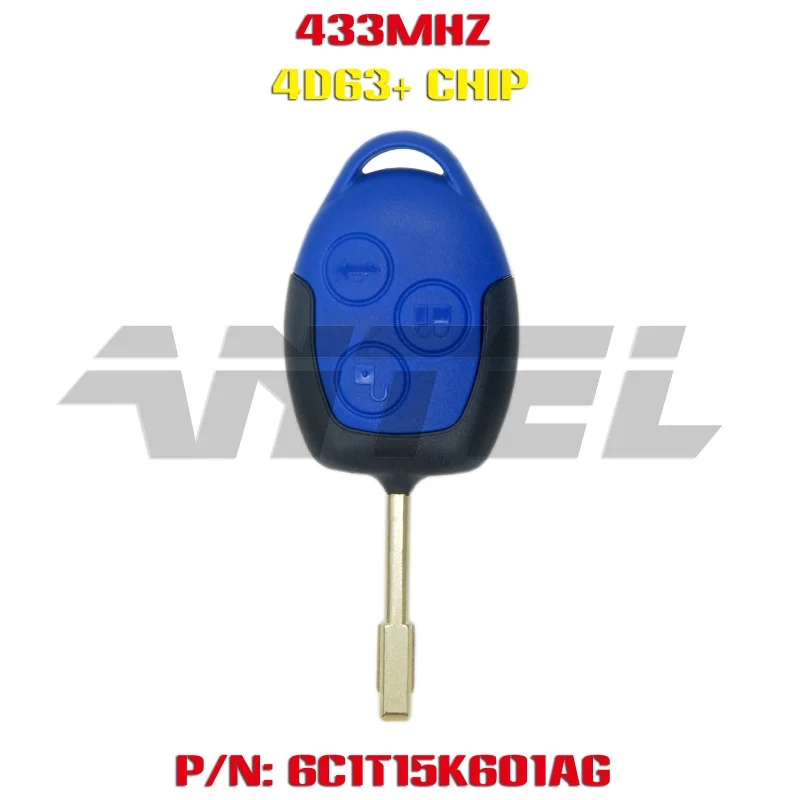 Antel 433 МГц 4D63 чип P/N:6C1T15K601AG подлинный 3-кнопочный пульт дистанционного управления