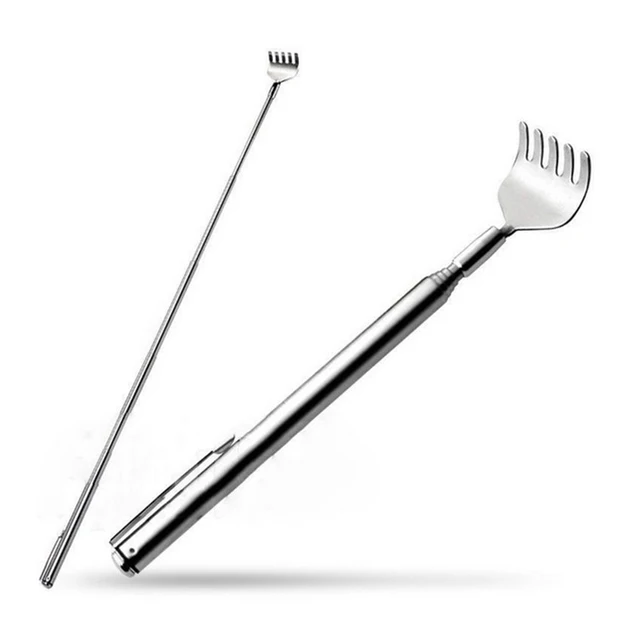 1 PC Adjustable Back Scratcher Stainless Steel Back Telescopic Portable