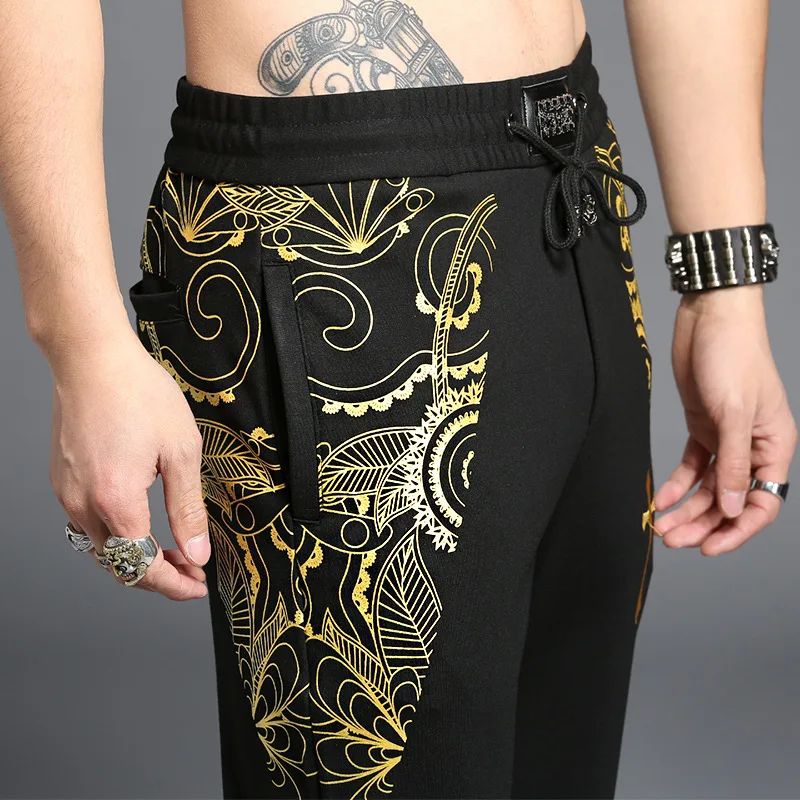 New Style Men Slim Fit 9 Pants Korean-style Youth Skinny Pants Brushed And Thick Rome Cotton Nylon 380G/M2 G830