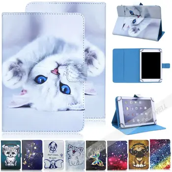 

Case For Samsung Tab A A6 E S2 S3 3 4 7.0 9.7 Inch Tablet Printed PU Leather Flip Stand Cover 7 inch 10 inch Shockproof Case