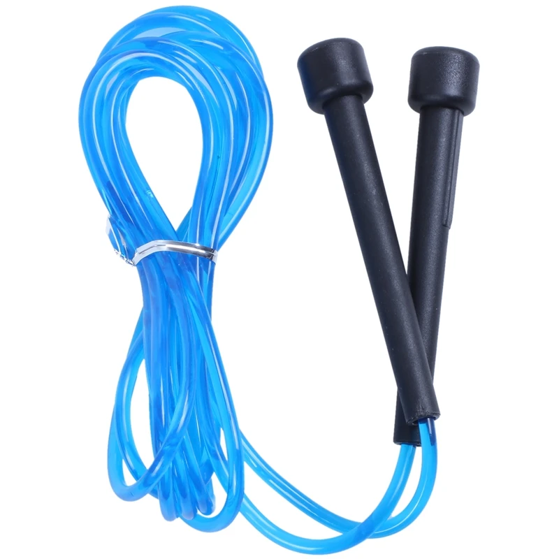 Цвет: черный, синий пластиковая Скакалка Перейти скорость веревка для упражнений для фитнеса