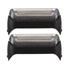 

2 Pcs Electric Mesh Durable Shaver Foil Head Parts for Braun 10B/20B Model 190 180 170 1775