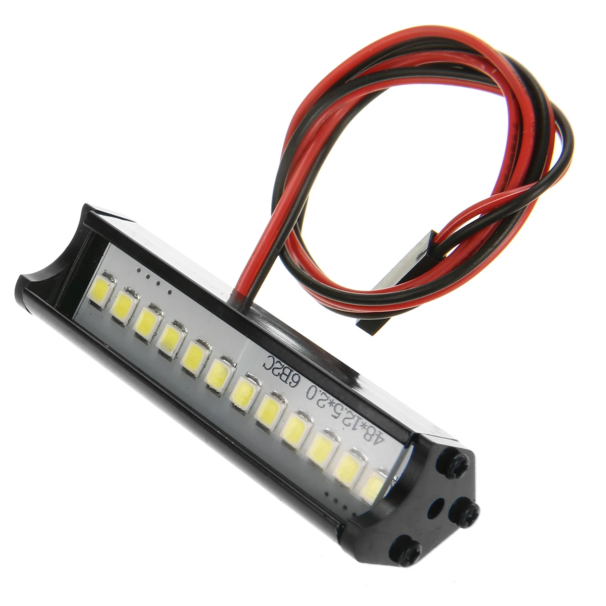 5V-7.4V Light Bar Super Bright For 1/10 RC Crawler Super Bright 12LED Light Bar Roof Lamp For 1/10 Crawler Car