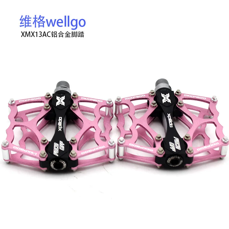 

Wellgo Ludwig Xmx13ac Aluminium Alloy Creative Modeling Colorful Bearing Mountain Bicycle Pedal