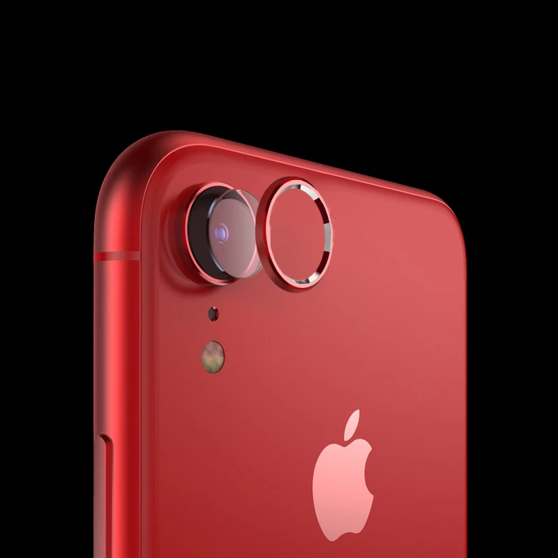 Защитная пленка для задней камеры для iPhone XR 11 Pro Max iPhoneX R X S XS из закаленного стекла, металлическое защитное кольцо для задней линзы
