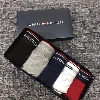 

Tommy Hilfiger-mens underwear men cotton underpants male pure men panties shorts underwear boxer shorts cotton solid