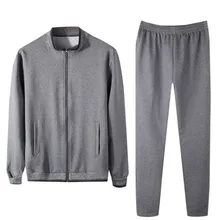 Мужские брендовые новые комплекты, Модный осенне-весенний спортивный костюм, толстовка+ спортивные штаны, Мужская одежда, комплекты из 2 предметов, тонкий спортивный костюм#3