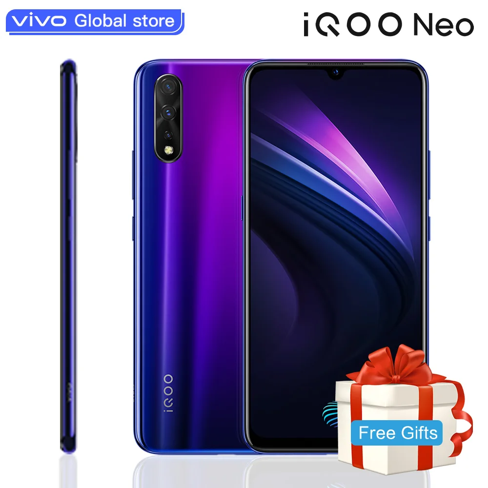 

Original vivo iQOO Neo Smartphone Snapdragon 845 8GB 64GB 4500 mAh Big Battery 22.5W Fast Charging 6.38-inch Celular Cell Phones