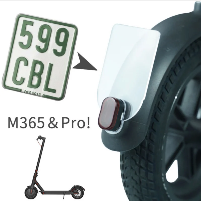 3D Print License Plate Frame Tag for Xiaomi Mijia M365 M187 Electric Scooter Number Pro MI Parts | Спорт и развлечения