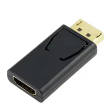 Прочный переходник DisplayPort/AM на HDMI/AF 4K переходник DP штекер на HDMI Женский 1080P HD адаптер