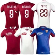 Футбольные майки Torino FC BELOTTI FALQUE IZZO MEITE ZAZA BASELLI NKOULOU Custom Turin домашняя Красная белая футбольная рубашка