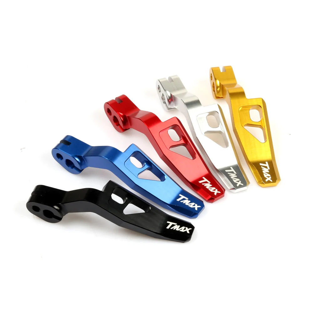 Amortisseur De Bras De Levage En Alliage D'aluminium Pour Yamaha TMAX 500 (2008-2018) Et TMAX 530 (2012-2019) - Argent Et Noir