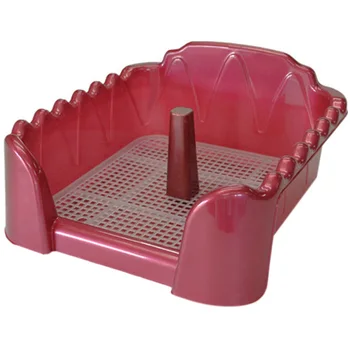 

HOMEPET Toilet for dogs with a column red pearl 60 x 40 cm Homepet