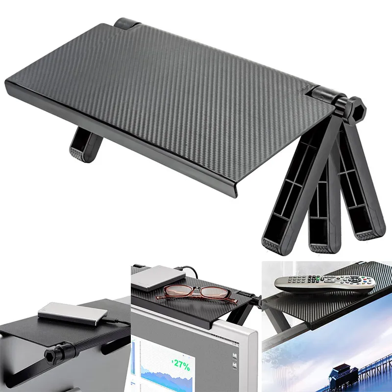 

Screen Shelf Computer Monitor Riser Desktop Stand TV Rack Display Shelf PUO88