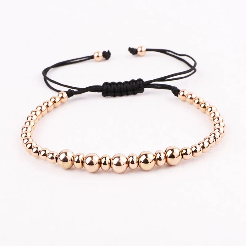 High Quality New Fashion Jewelry Stainless Steel Beads Friendship Macrame Bracelet Women Men - Image 4