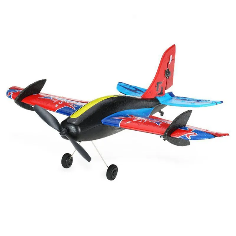 

Techboy Mini Bull 2.4G 3CH 345mm Wingspan EPP 360 Degree Rotation Remote Contro RC Airplane RTF Kid RC Toys