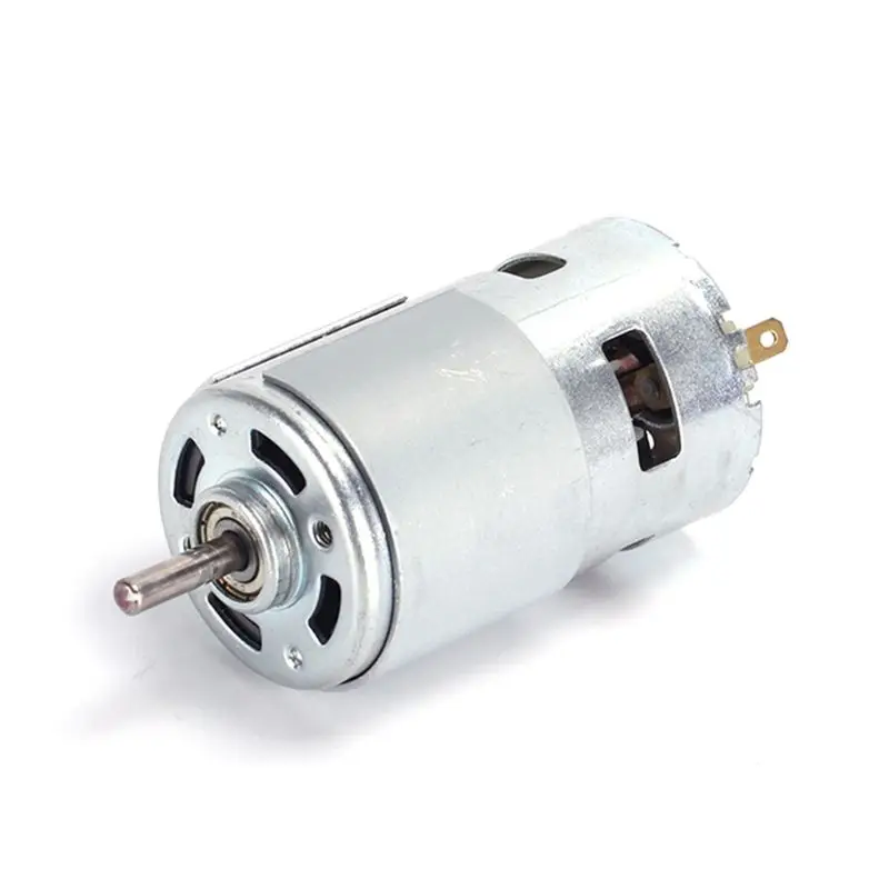 

795 DC Motor Large Torque High Power DC12V-24V Universal Motor Double Ball Bearing Mute High Speed Round Axis CORC