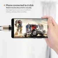 ANMONE Adapter USB C OTG szybki Adapter USB 3.0 do typu C dla MacbookPro Xiaomi Huawei Mini Adapter USB type-c OTG konwerter kablowy 4