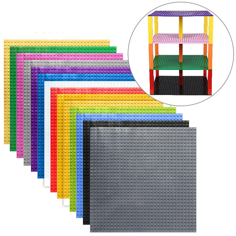 

Quality Baseplate Fit LegoINGs Building Blocks Double-sided 32*32 Dots Base Plate Small Bricks DIY Building Wall Block Figures