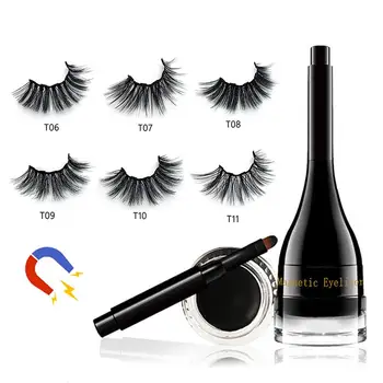 

Magnetic Eyeliner Magnet False Eyelashes Set Long Lasting Natural Eyelashes Extension False Eyelash Eye Makeup Beauty Tools 30p