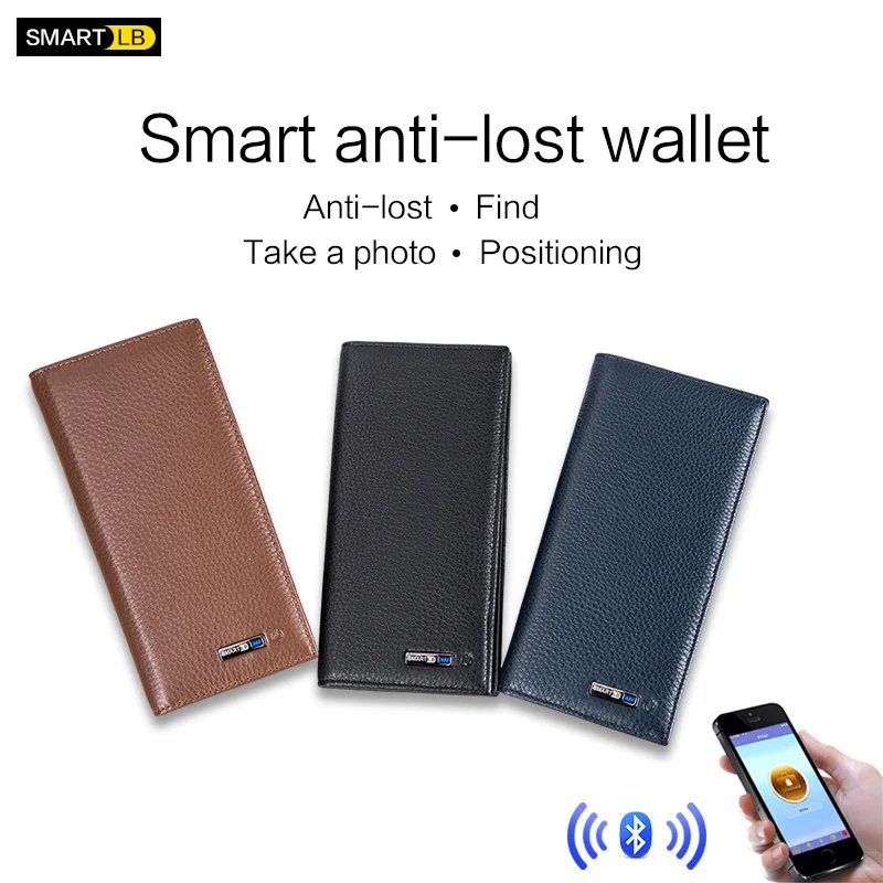 

MEN'S Wallet Long Genuine Leather New Style Korean-style Multi-functional Smart Clutch Embossed Leather Anti-loss Casual Leather