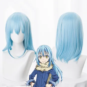 

That Time I Got Reincarnated as a Slime Cosplay Wig Rimuru Tempest Blue Hair Anime Hair Women