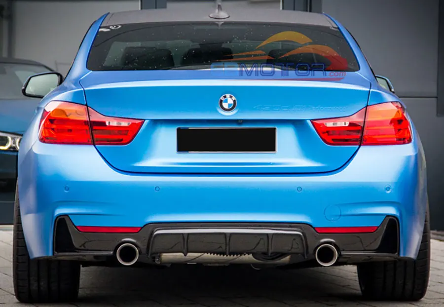 Performance Real Carbon Fiber Rear Diffuser For BMW F32 F33 F36 435i GranCoupe M-Sport Models 2014UP  B381