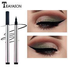 Teayason one second подводка для глаз черный цвет гладкая мягкая головка Водонепроницаемая долговечная быстросохнущая жидкая подводка в ручке AM101