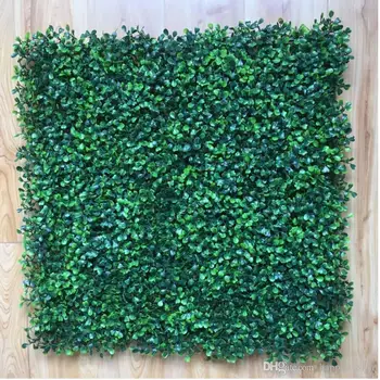 

Artificial plastic boxwood mat 50cmX50cm synthetic hedges fake foliage grass mat for home garden fence decorations supplies