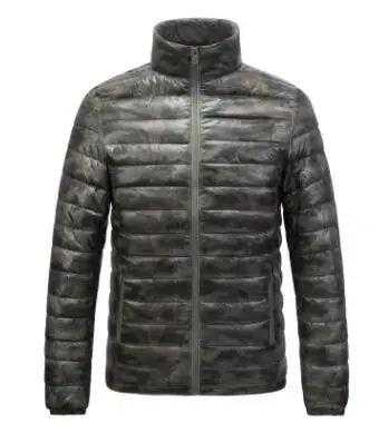 Camouflage green Новые все-в-чистая хит сезона открытый свет Мужская одежда Мужская пуховая куртка мужская пуховая куртка - Цвет: Camouflage green