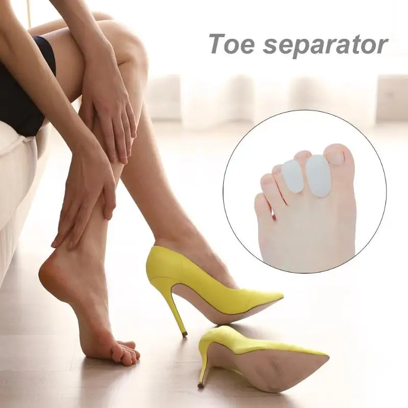 1 Pair Toe Separators Spacer Thumb finger big feet device pad toe pads Hallux Valgus Bunion Corrector Relief Foot Bunion