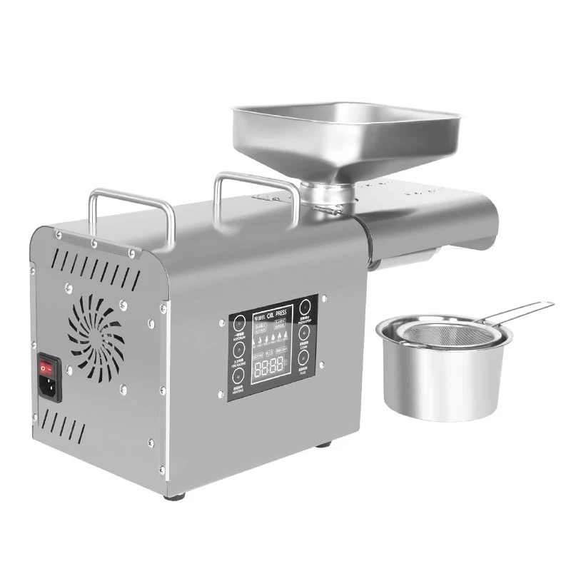 K28 Automatic Oil Press Household FLaxseed Oil Extractor Peanut Oil Press Cold Press Oil Machine Stainless steel 110/220V 2