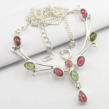 

Natural TOURMALINE Necklace 17.9" New Jewelry