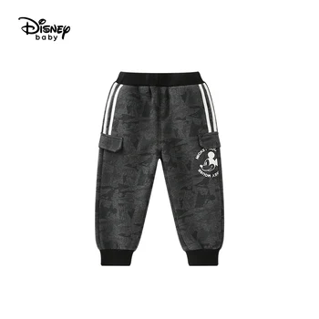 

Disney Mickey 2019 Children's Sports Trousers Boy Plus Velvet Winter Trousers Fashion Children's Casual Elastic Band Trousers