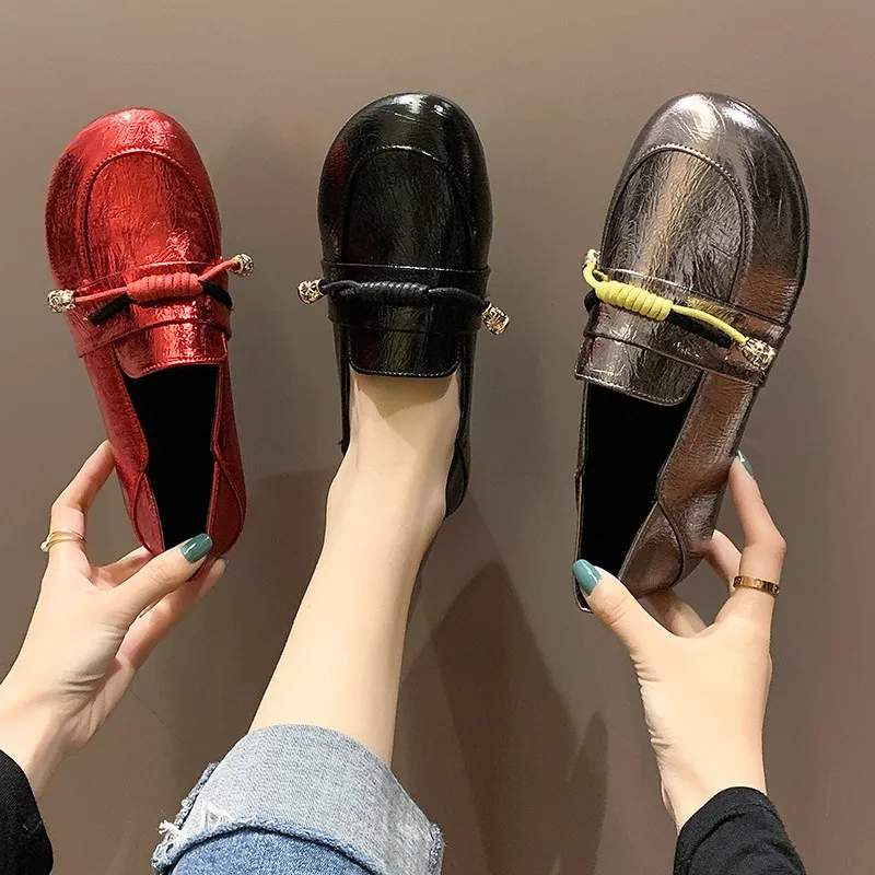 

Spring 2020 New Women's flat shoes Fashion round head soft skin-friendly Non-slip sweet trend wild Designer women shoes U29-18