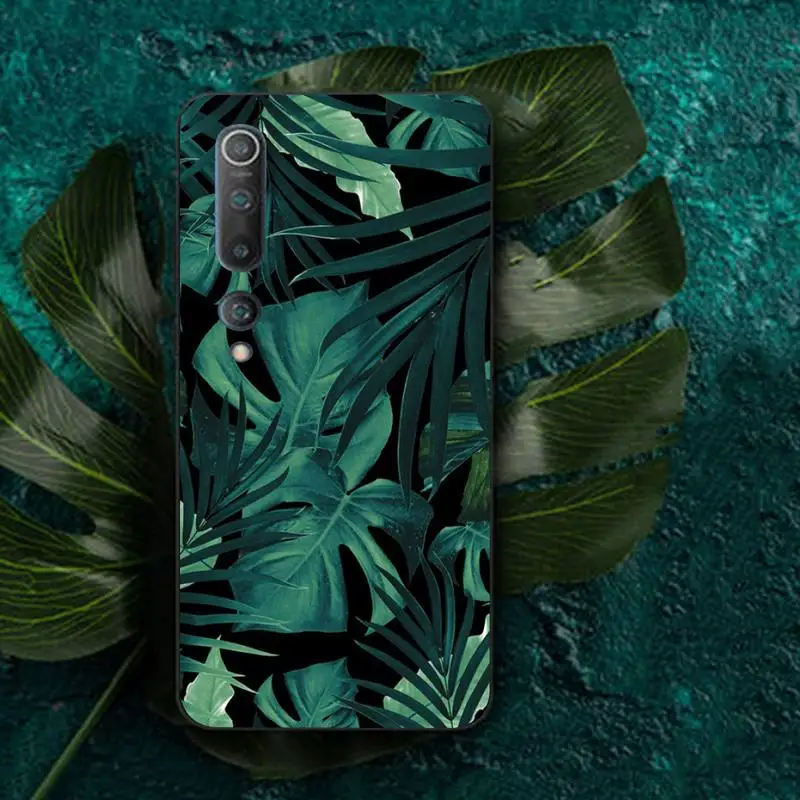 YNDFCNB Palm tree Leaves Plant Flower Phone Case for RedMi note 4 5 7 8 9 pro 8T 5A 4X case xiaomi leather case color