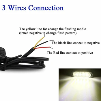 

Flash Strobe LED light Waterproof Aluminum alloy For Car Motorcycle Truck
