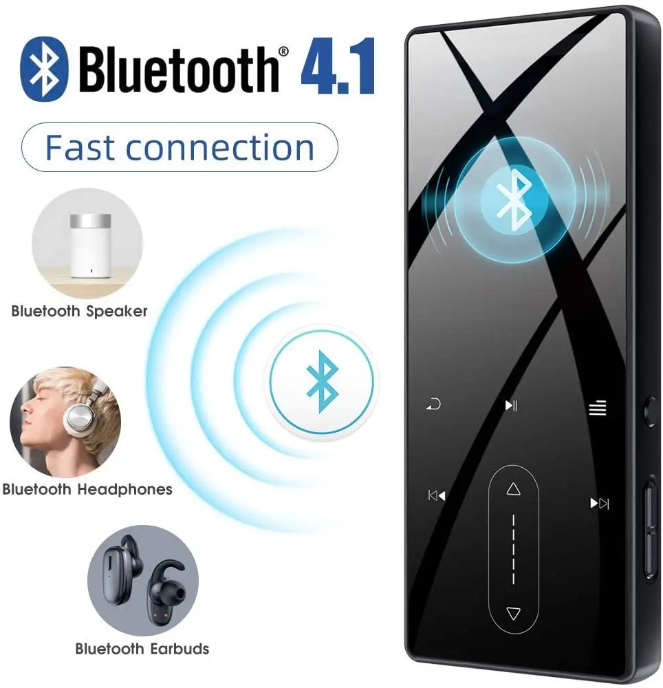 portátil de bluetooth com alto-falante, rádio fm,