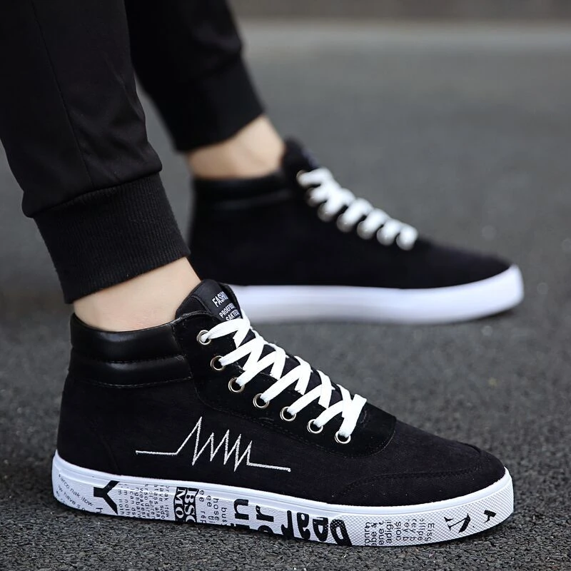 new fashion high top skateboard shoes