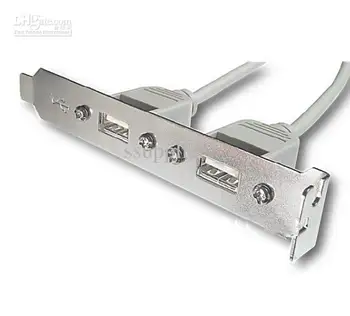 

NEW MainBoard Motherboard 2 Port USB 2.0 Header Bracket Extension Cable
